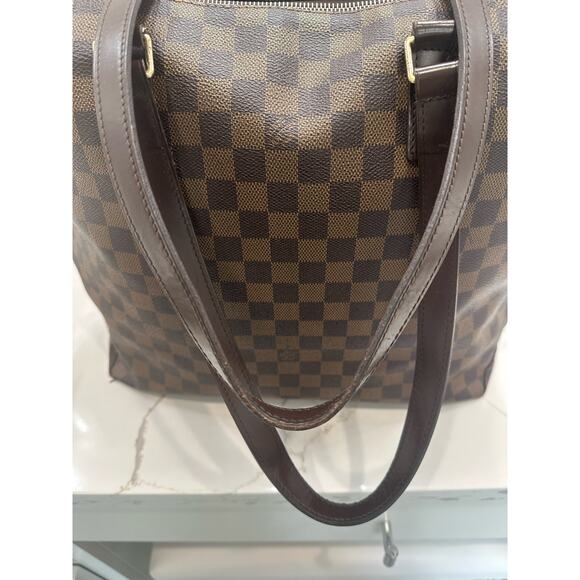 Preloved Louis Vuitton Caba Mezzo Tote bag Damier Brown - Picture 10 of 10